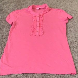 Lilly Pulitzer Pink Krista Polo
